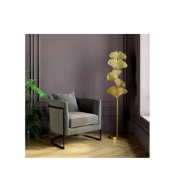 Lampa podłogowa YUVA 160 cm złota