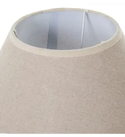 Lampa stołowa ABARMAL 57 cm ceramika antyczna biel