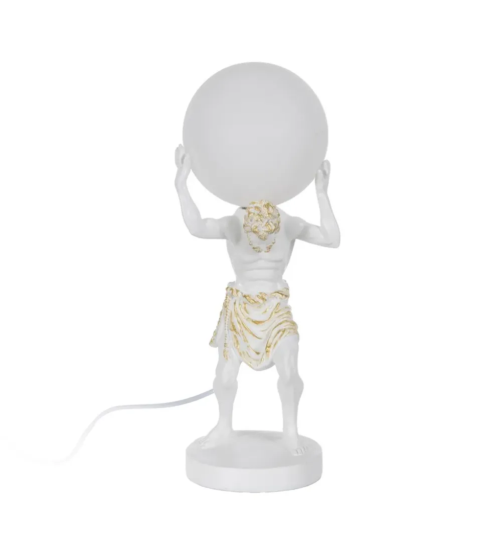 Lampa stołowa AHILL 44 cm biała
