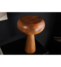 Lampa stołowa ALVA 36 cm drewno akacja