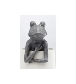 Lampa stołowa Animal Frog 58 cm szaro biała