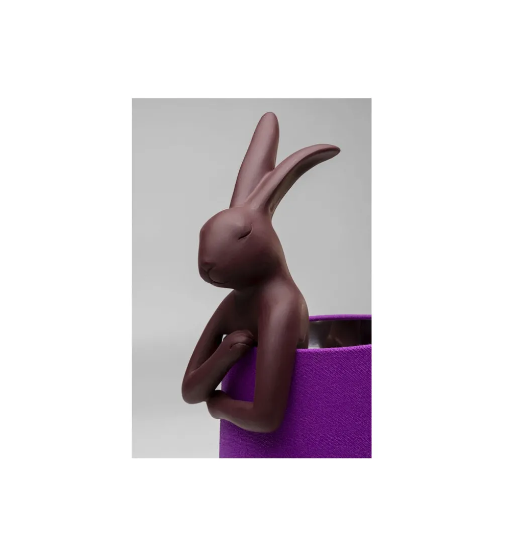 Lampa stołowa Animal Rabbit 50 cm czerwono fioletowa
