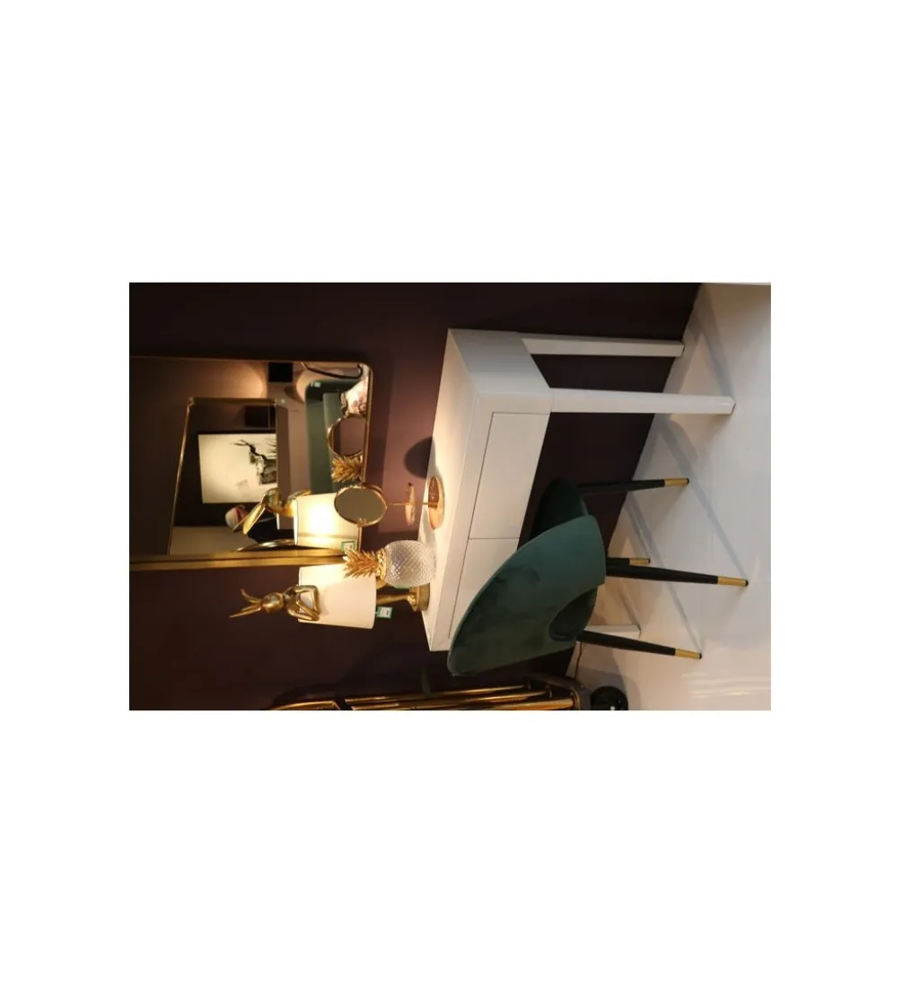 Lampa stołowa Animal Rabbit 68 cm złoto biała