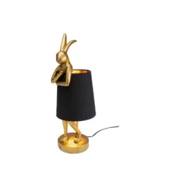 Lampa stołowa Animal Rabbit 50 cm złoto czarna