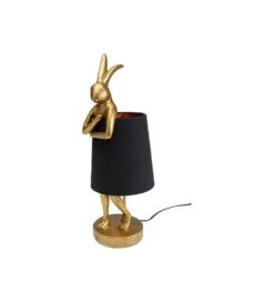 Lampa stołowa Animal Rabbit 50 cm złoto czarna