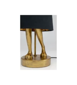 Lampa stołowa Animal Rabbit 68 cm złoto czarna