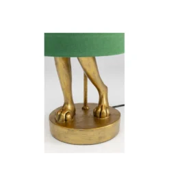 Lampa stołowa Animal Rabbit 68 cm złoto zielona