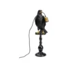 Lampa stołowa ANIMAL SITTING CROW 61 cm czarna