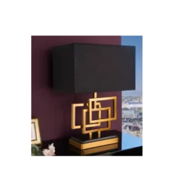 Lampa stołowa ARIZONA 56 cm złota