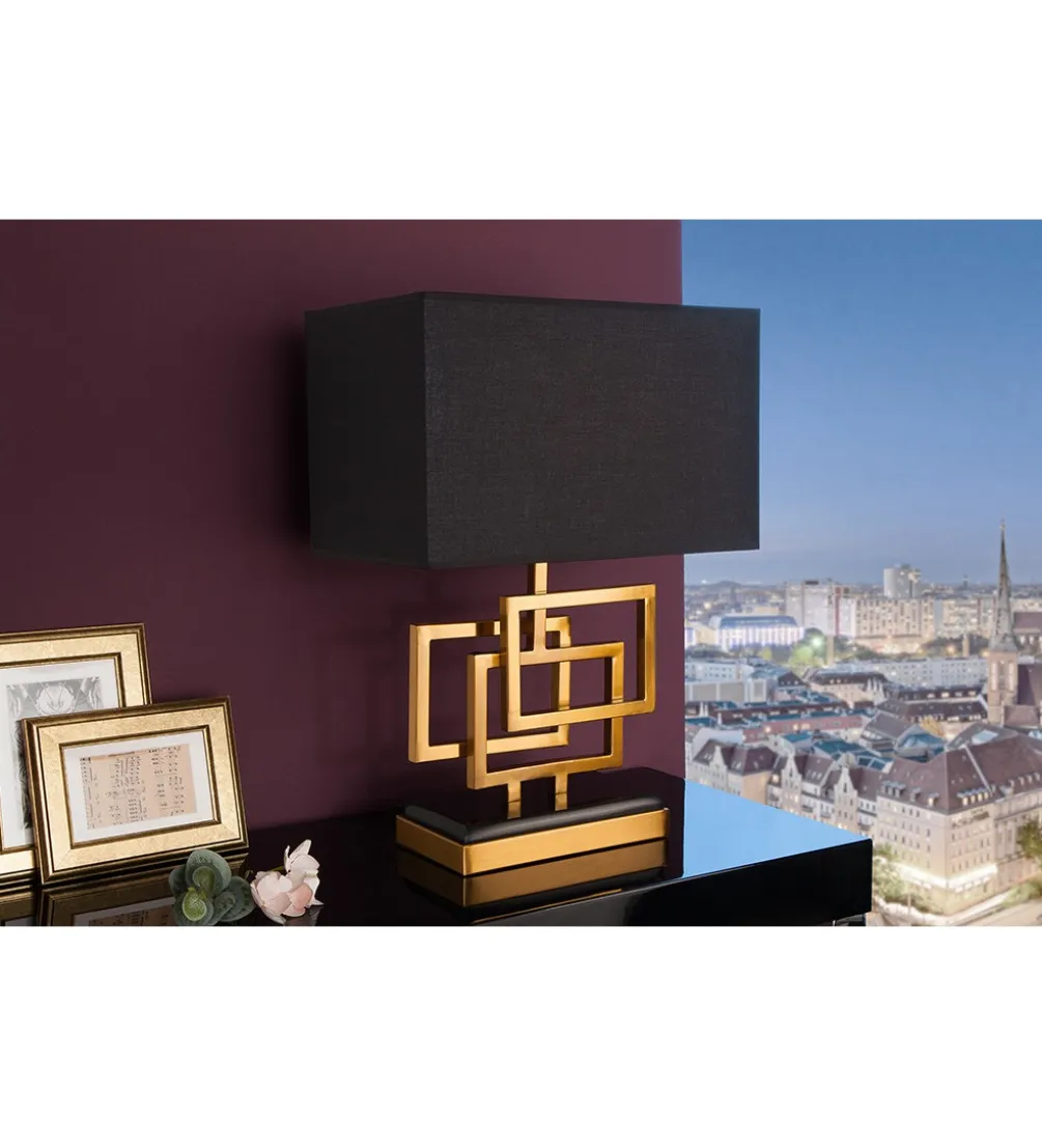 Lampa stołowa ARIZONA 56 cm złota