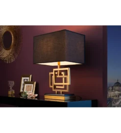 Lampa stołowa ARIZONA 56 cm złota