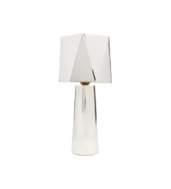 Lampa stołowa BOLLIE 33 cm czerwona