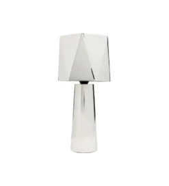 Lampa stołowa BOLLIE 33 cm czerwona
