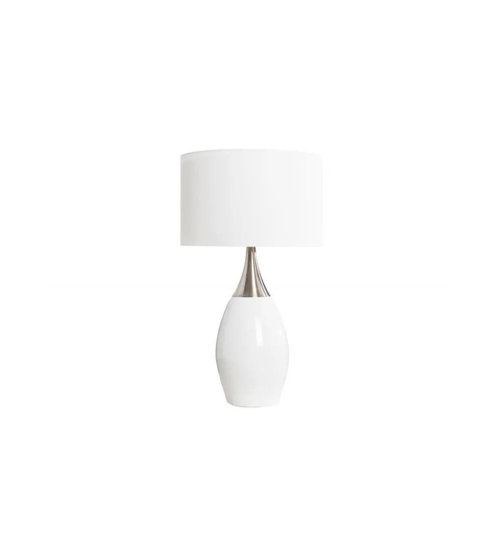 Lampa stołowa Carla 60 cm biała
