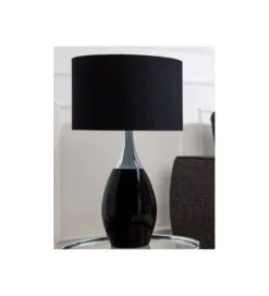 Lampa stołowa Carla 60 cm czarna