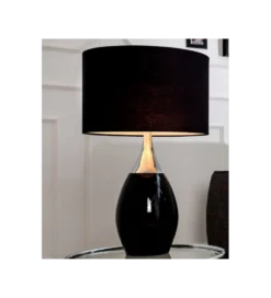 Lampa stołowa Carla 60 cm czarna