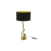 Lampa stołowa COBRA 110 cm czarna złota