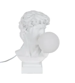 Lampa stołowa DAPH 30 cm biała
