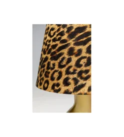 Lampa stołowa DONNA LEO 48 cm złota