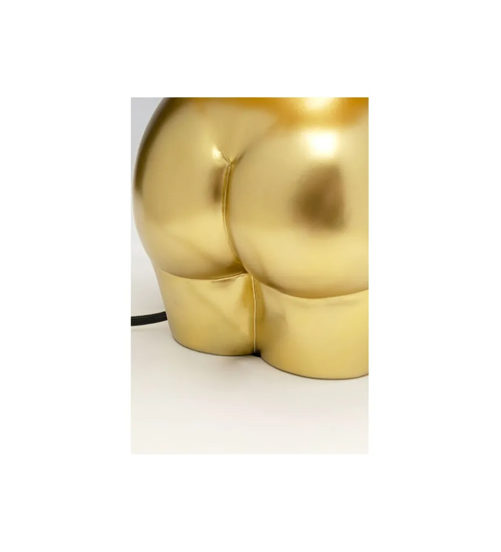 Lampa stołowa DONNA LEO 48 cm złota