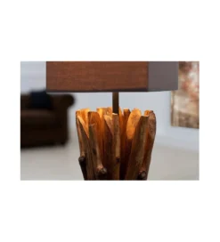 Lampa stołowa Driftwood Euphoria taupe