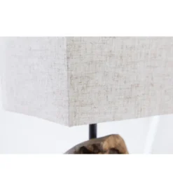 Lampa stołowa Driftwood Hypnotic beżowa