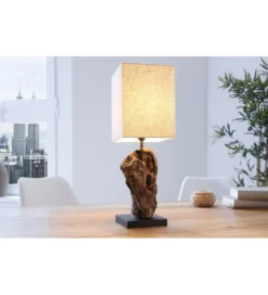 Lampa stołowa Driftwood Hypnotic beżowa