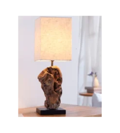 Lampa stołowa Driftwood Hypnotic beżowa