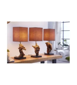 Lampa stołowa Driftwood Hypnotic brown