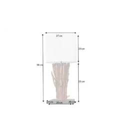 Lampa stołowa EUPHORIA 60 cm naturalna
