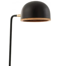 Lampa stołowa EVY 48 cm czarna naturalna