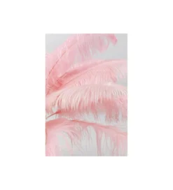 Lampa stołowa FEATHER PALM 60 Cm Pióra różowa