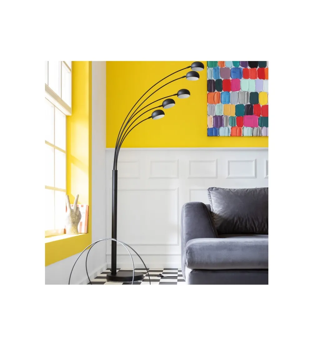 Lampa stołowa FIVE FINGERS 201 cm czarna