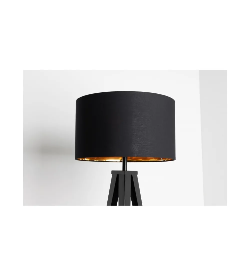 Lampa stołowa FLANK 40 cm czarna
