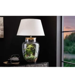 Lampa stołowa GLASI 50 cm transparentna