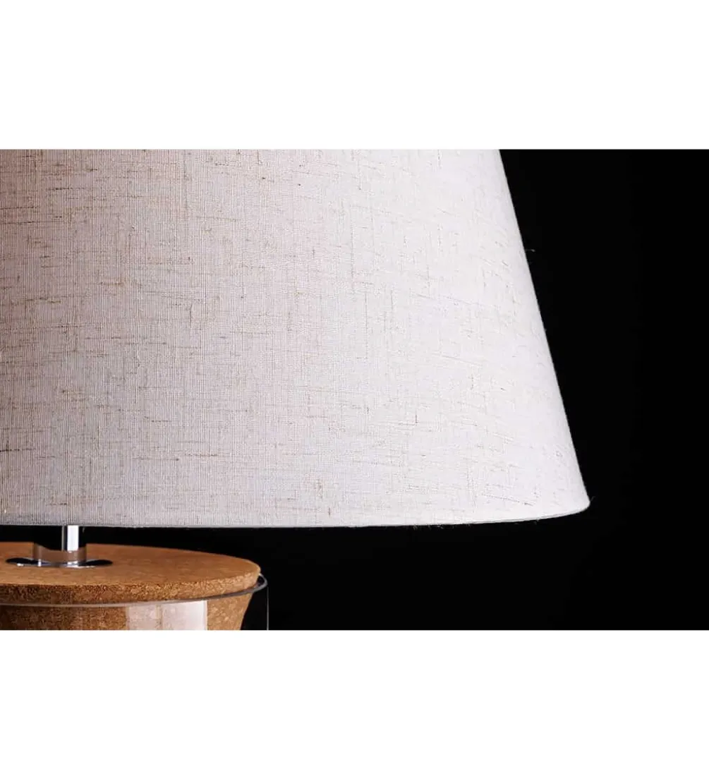 Lampa stołowa GLASI 50 cm transparentna