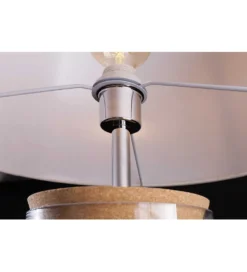 Lampa stołowa GLASI 40 cm transparentna