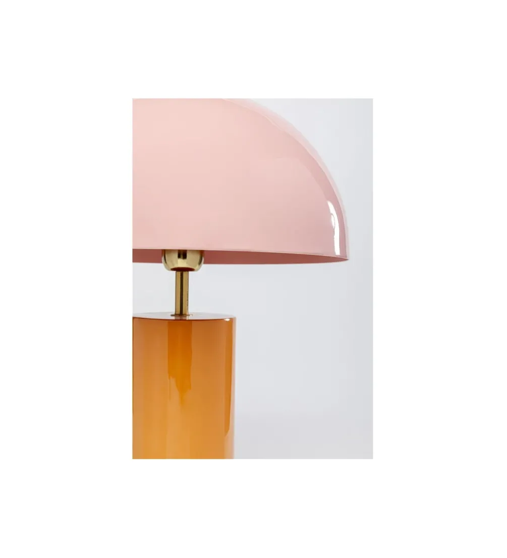 Lampa stołowa JOSY 51 cm różowa