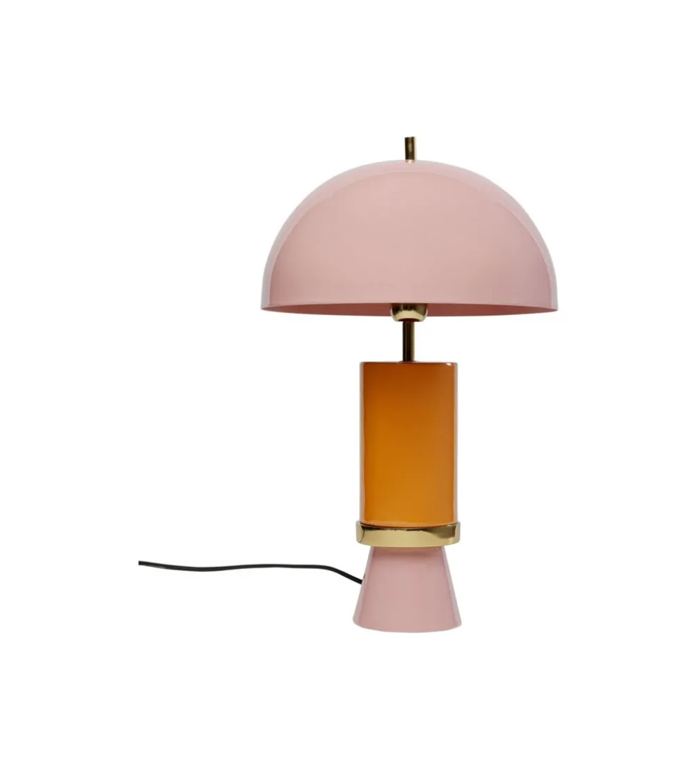 Lampa stołowa JOSY 51 cm różowa