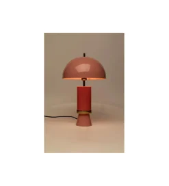 Lampa stołowa JOSY 51 cm różowa