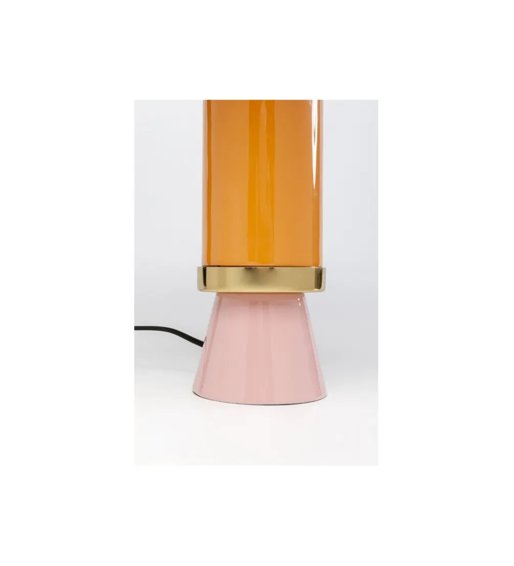 Lampa stołowa JOSY 51 cm różowa