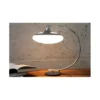Lampa stołowa Luna Logo 45 cm srebrna