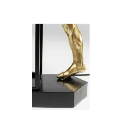 Lampa stołowa NUDE MAN STRECHING 39 cm złota