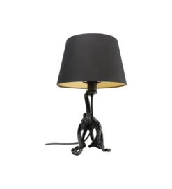 Lampa stołowa OCTOPUS 47 cm czarna