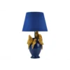 Lampa stołowa PARROT 50 cm niebieska złota