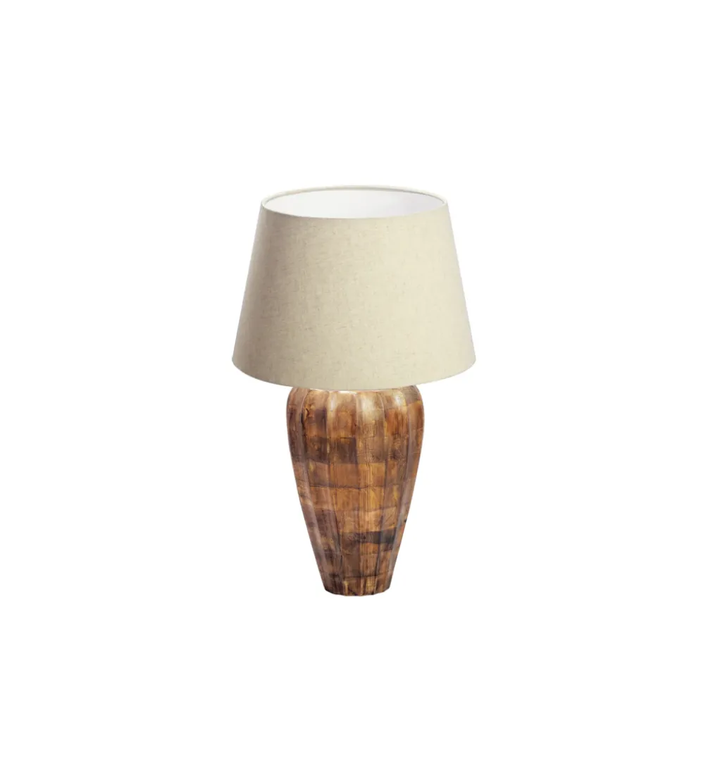 Lampa stołowa PURE NATURE 65 cm drewno mango