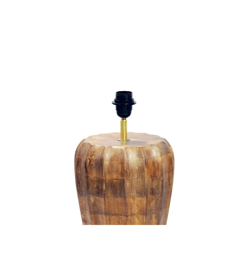 Lampa stołowa PURE NATURE 65 cm drewno mango