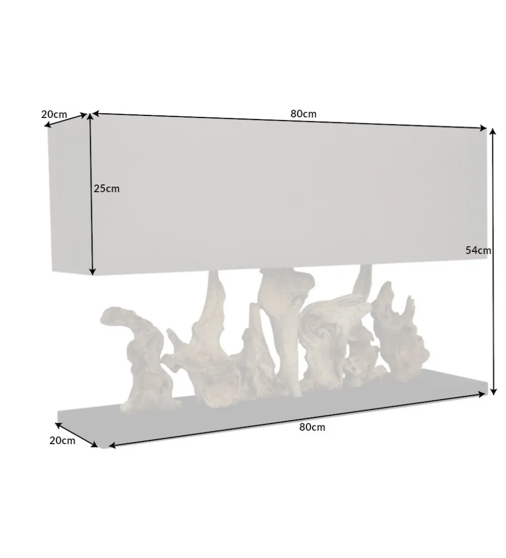 Lampa stołowa PureUnique 80 cm beżowa