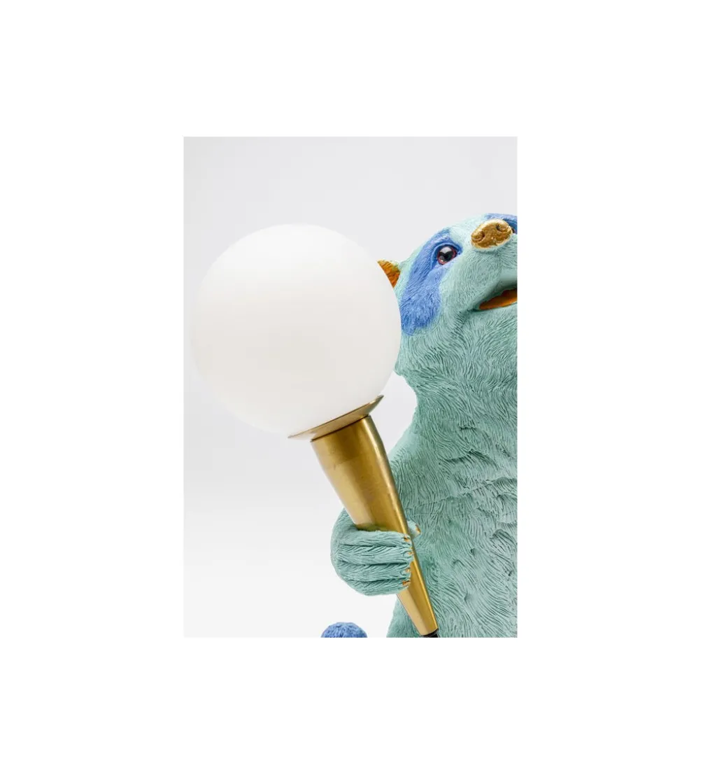 Lampa stołowa RACCOON 31 cm niebieska