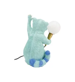 Lampa stołowa RACCOON 31 cm niebieska